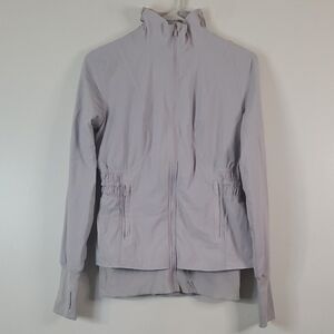 Lululemon Sights Seen Lightweight Jacket Size 6 Chrome